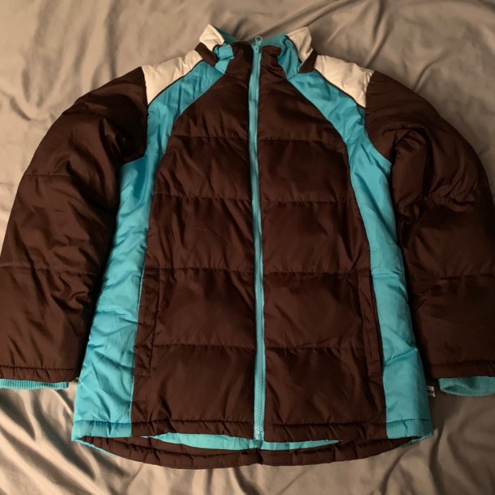 Brown Puffer Jacket - image 1